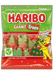 Haribo Giant Christmas Trees Peg Bag
