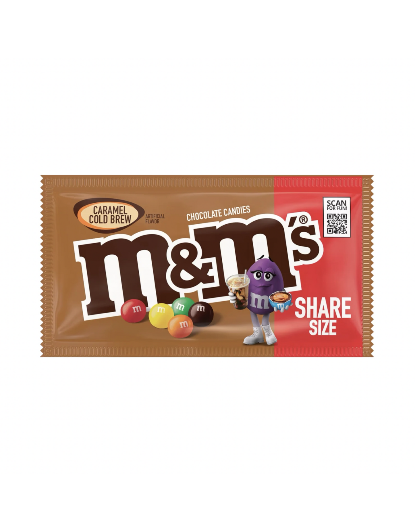 M&M's Caramel Cold Brew Share Size.