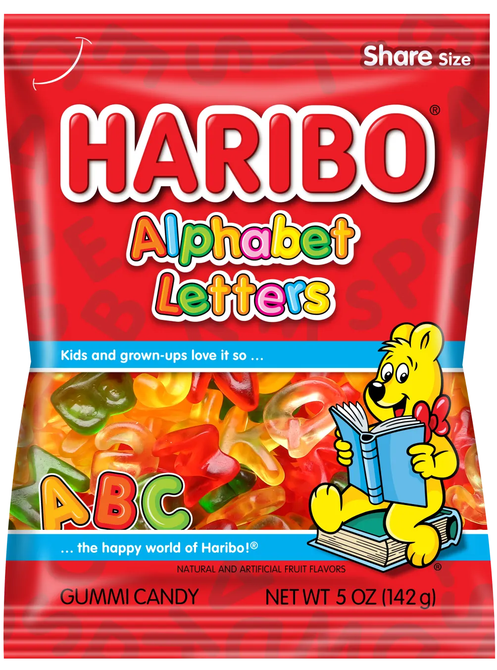 Haribo Alphabet Letters Gummy.