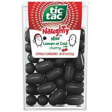 Tic Tac Naughty Or Nice Sour Cherry Lumps of Coal