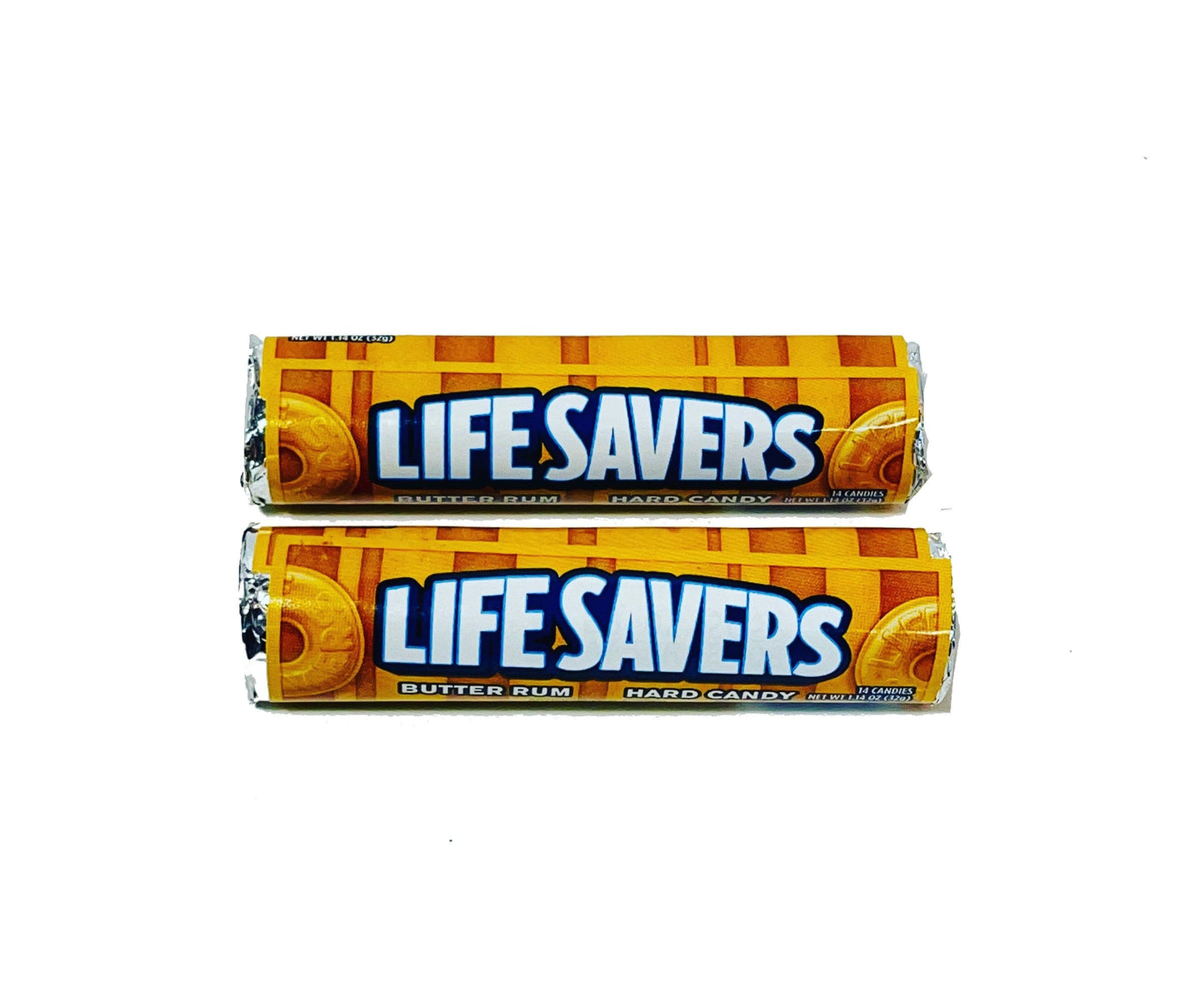 Life Savers Hard Roll Butter Rum.