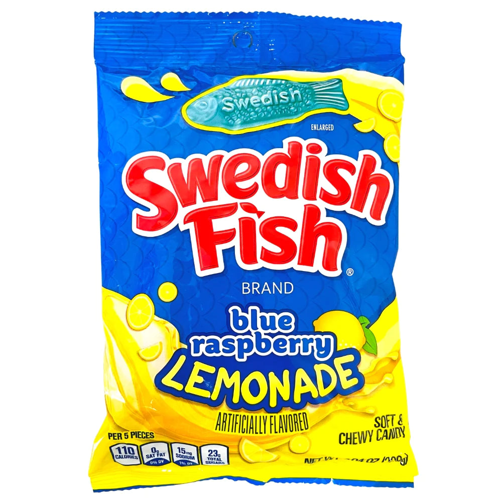 Swedish Fish Blue Raspberry Lemonade – The Candy Curio Treat Shop