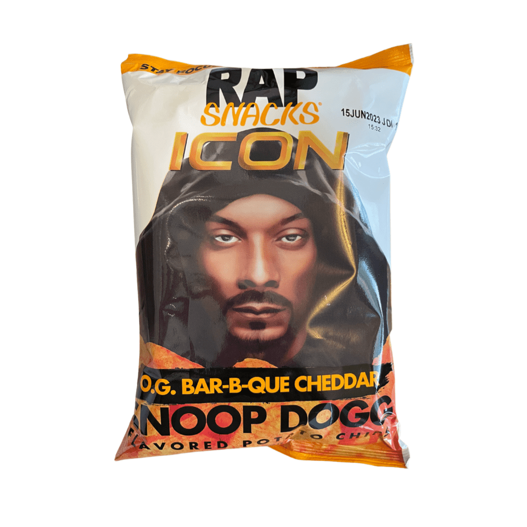 Snoop Dogg Rap Snacks BBQ Cheddar