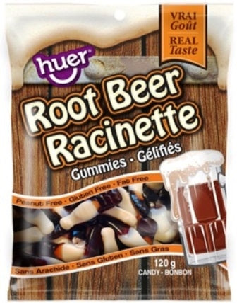 Huer Rootbeer Gummy Bottles.