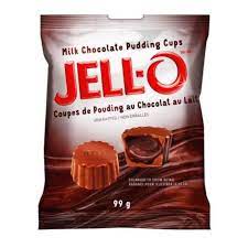 JELL-O Milk Chocolate Pudding Cups.