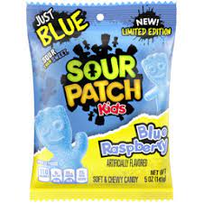Sour Patch Kids Blue Raspberry.