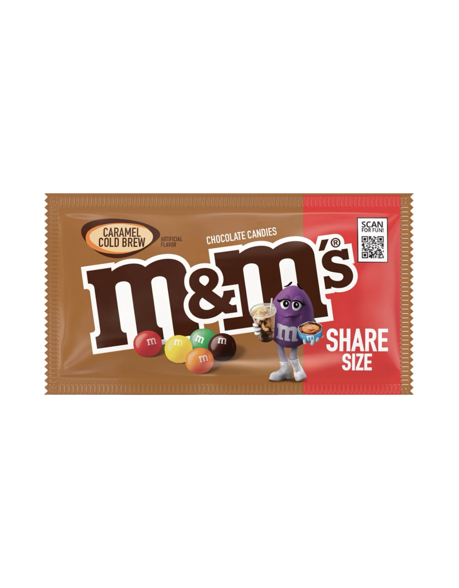 M&M's Caramel Cold Brew Share Size.