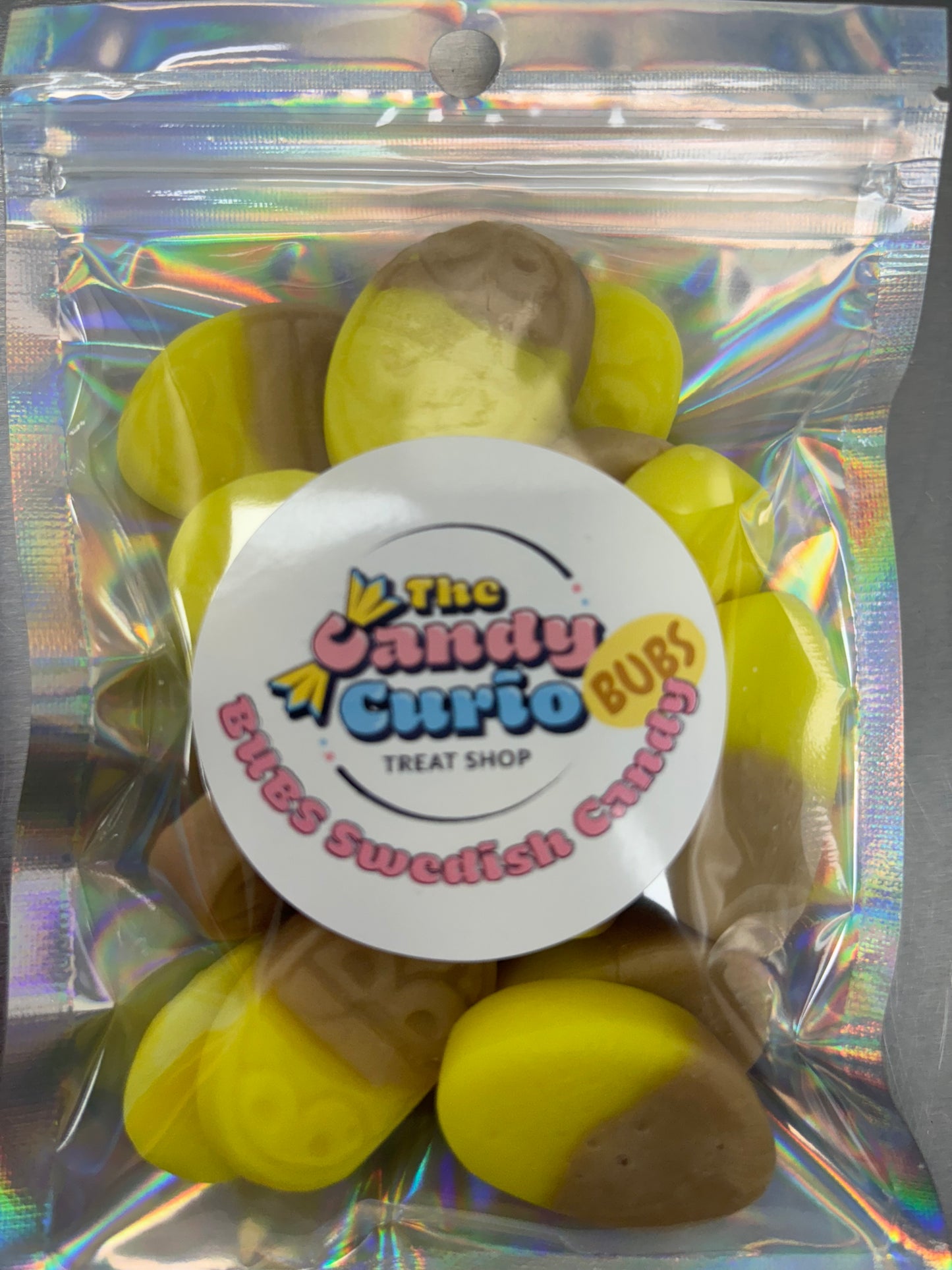BUBS Banana Caramel Mini Ovals Swedish Candy
