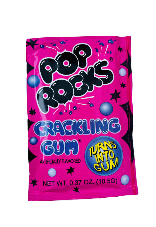 Pop Rocks Crackling Gum.