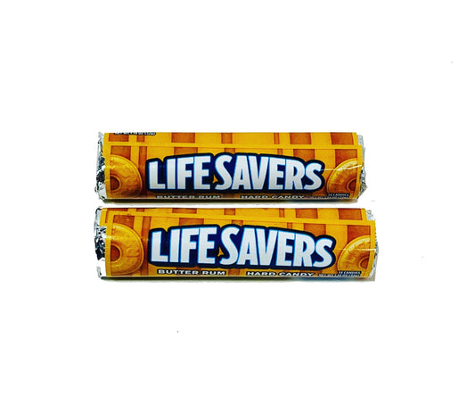 Life Savers Hard Roll Butter Rum.