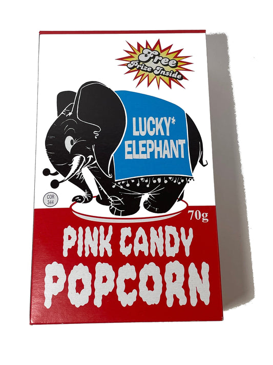 Lucky Elephant Pink Candy Popcorn