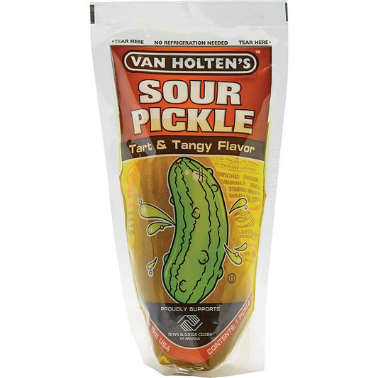 Van Holten's Sour Jumbo Pickle In a Pouch.