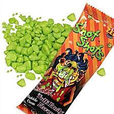 Zed Sour Snot Shots.